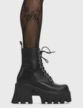Run To You Chunky Platform Ankle Boots lamodawebsite