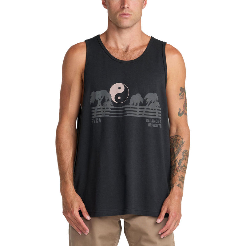 RVCA Balance Horizon Tank Top - Pirate Black