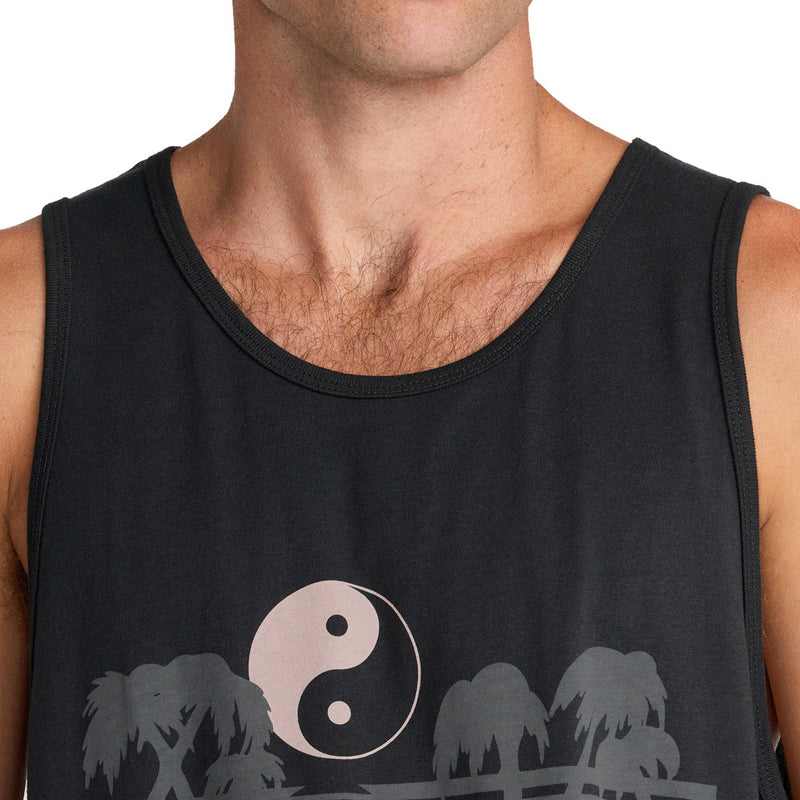 RVCA Balance Horizon Tank Top - Pirate Black