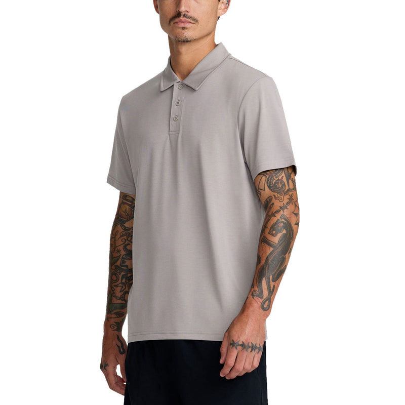 RVCA Balance Polo Shirt - Brown Stone