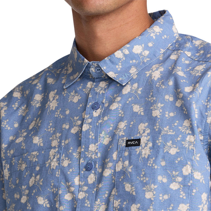 RVCA Breezy Shirt - Vintage Blue