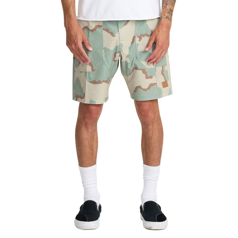 RVCA Brophy Hybrid 18 Shorts - Khaki Camo