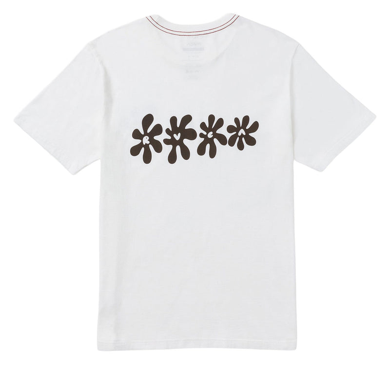 RVCA Bryce Bloom T-Shirt - Antique White