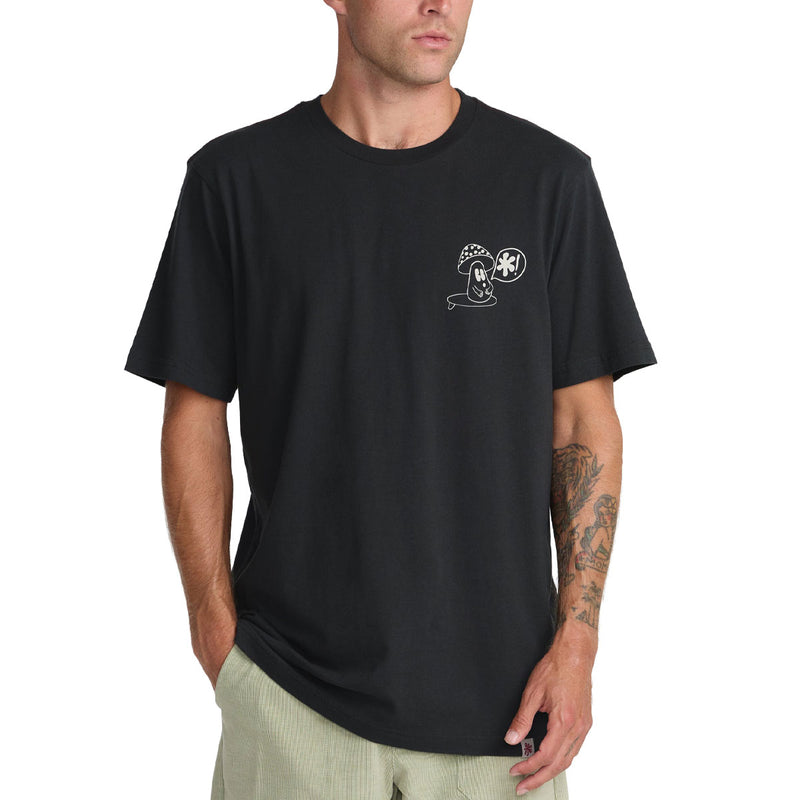 RVCA Bryce Bloom T-Shirt - Pirate Black
