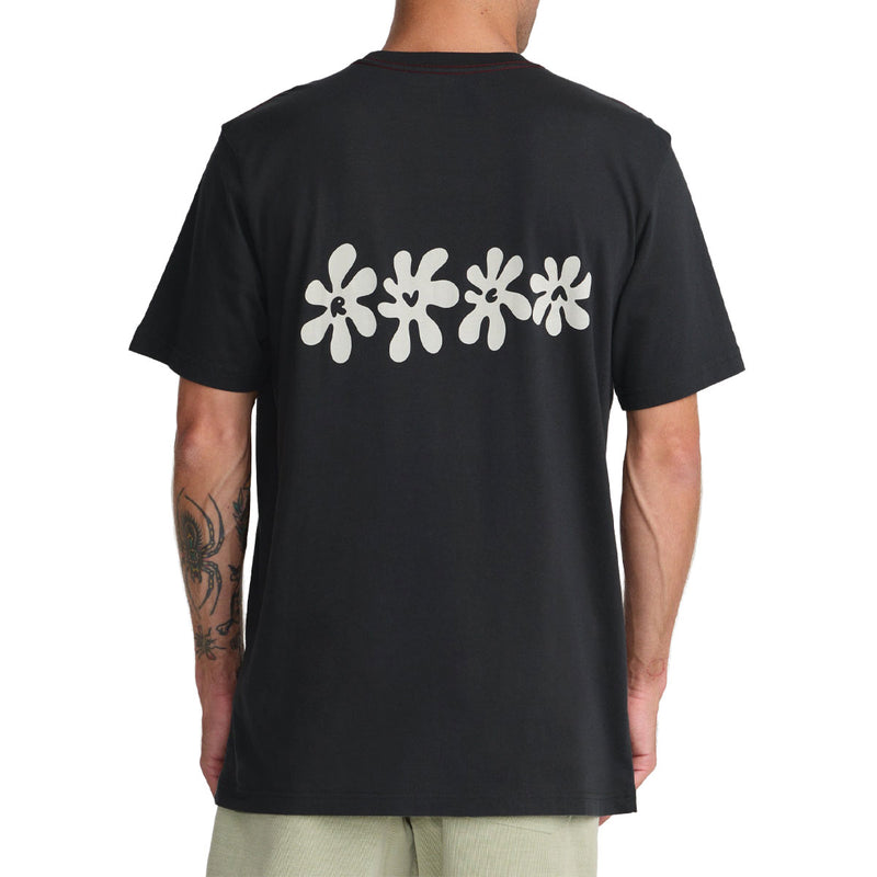 RVCA Bryce Bloom T-Shirt - Pirate Black