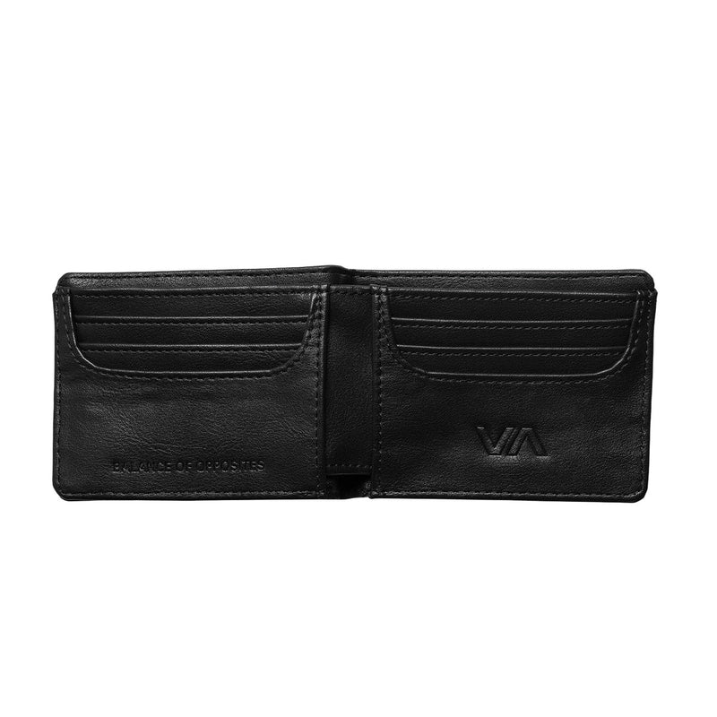 RVCA Coin Flip Wallet - Black