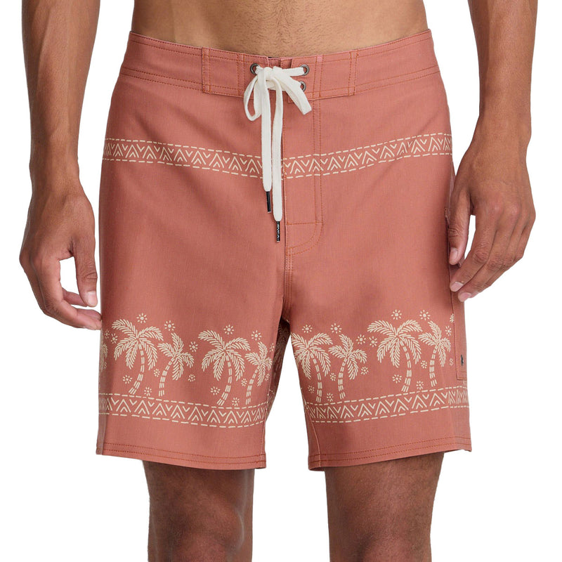 RVCA Exotica 17 Boardshorts - Burnt Red