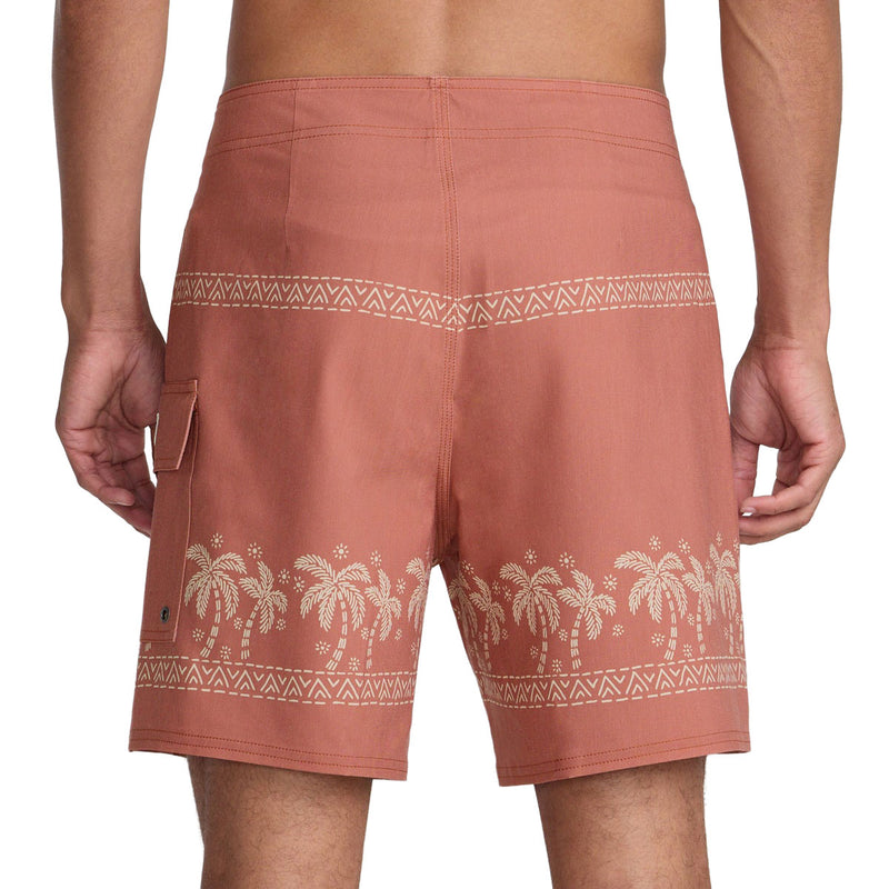 RVCA Exotica 17 Boardshorts - Burnt Red