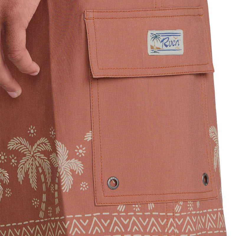RVCA Exotica 17 Boardshorts - Burnt Red