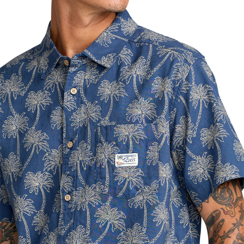 RVCA Exotica Shirt - Dark Denim