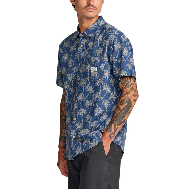 RVCA Exotica Shirt - Dark Denim