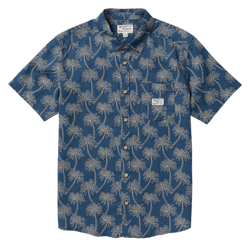 RVCA Exotica Shirt - Dark Denim