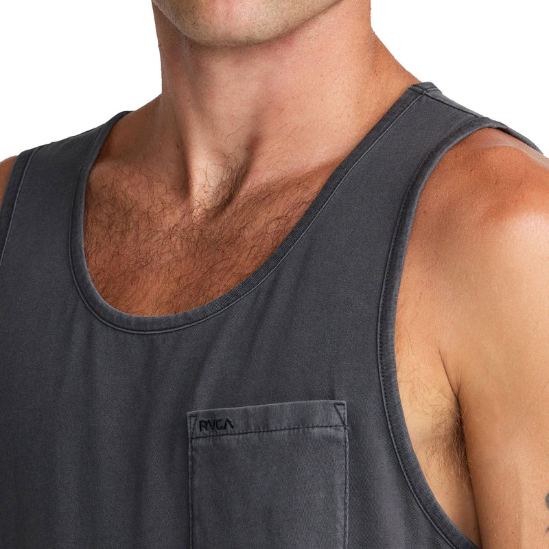RVCA PTC 2 Pigment Tank Top - Pirate Black