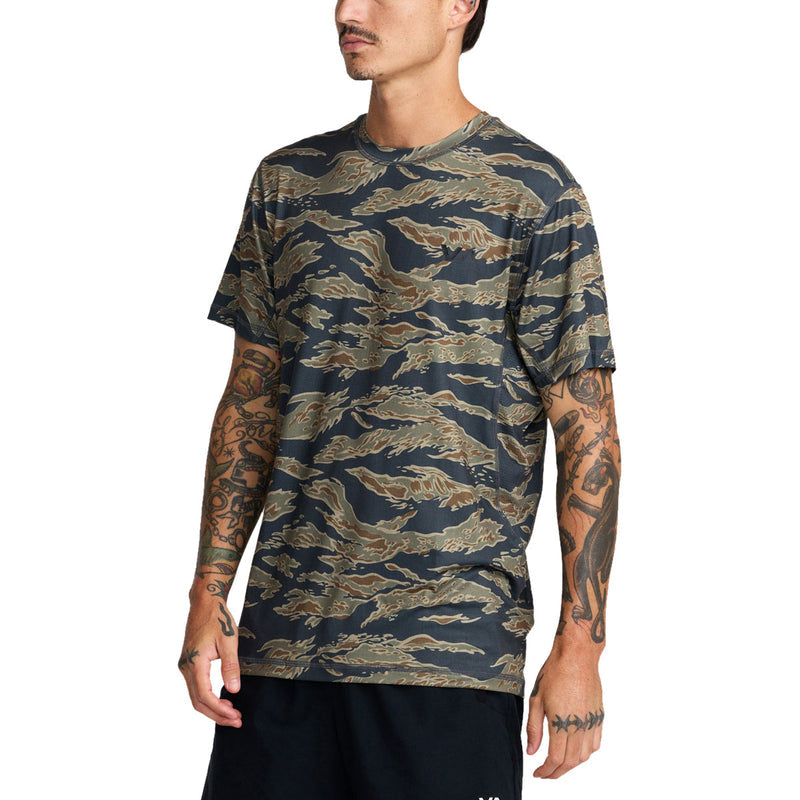 RVCA Sport Vent T-Shirt - Tiger Camo