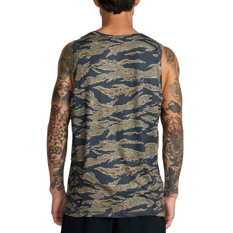 RVCA Sport Vent Tank Top - Tiger Camo
