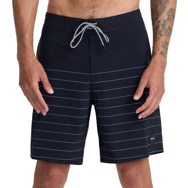 RVCA Steady Stripe Boardshorts - Black