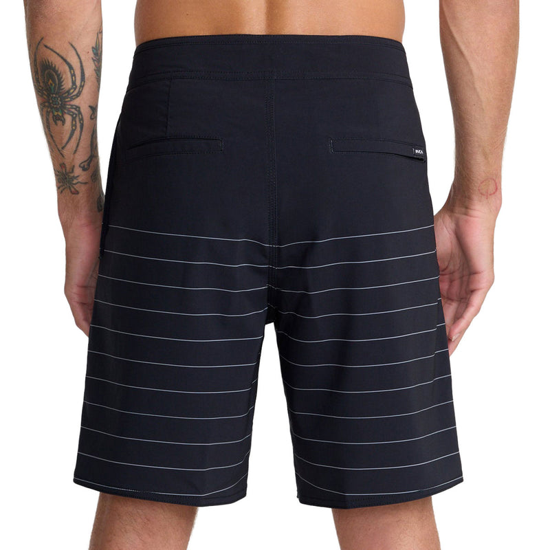 RVCA Steady Stripe Boardshorts - Black