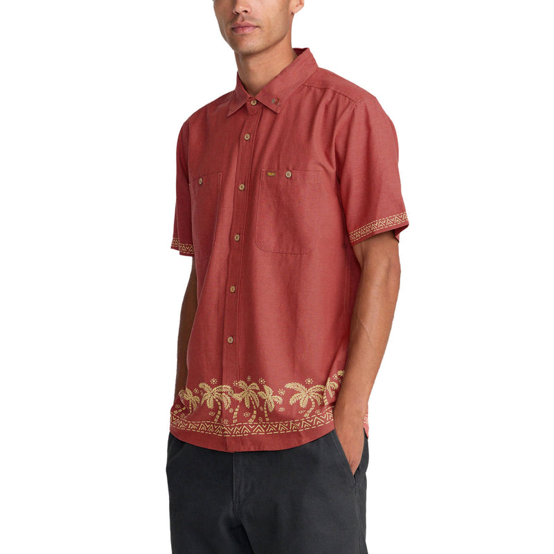RVCA Talum Shirt - Dusty Red