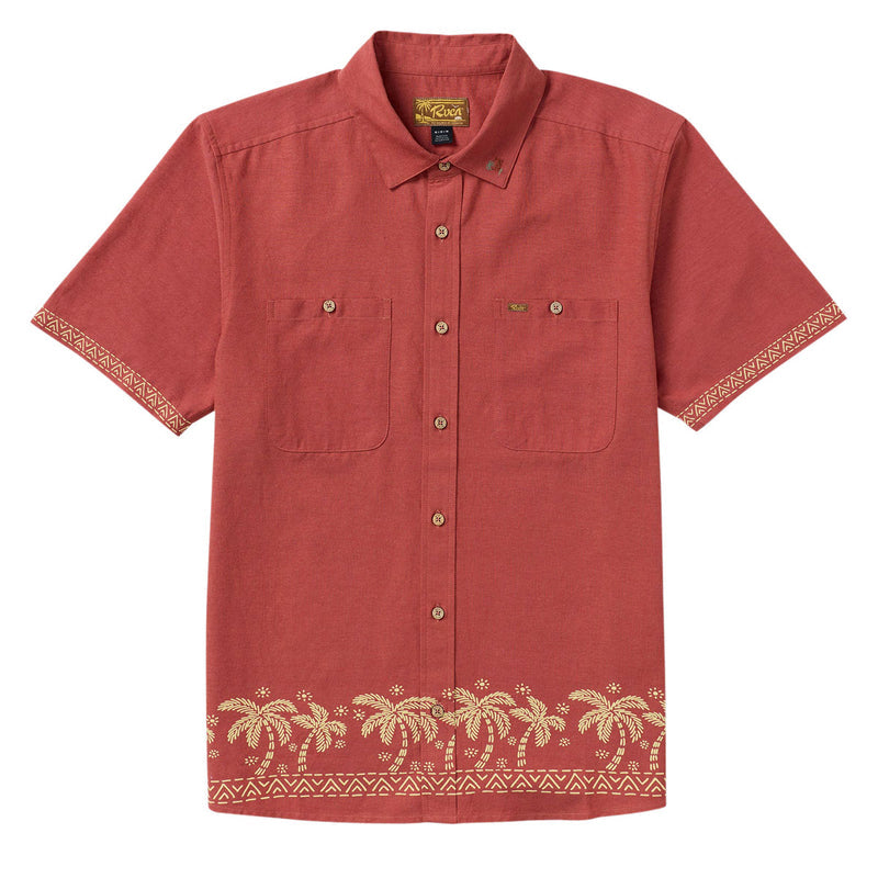 RVCA Talum Shirt - Dusty Red