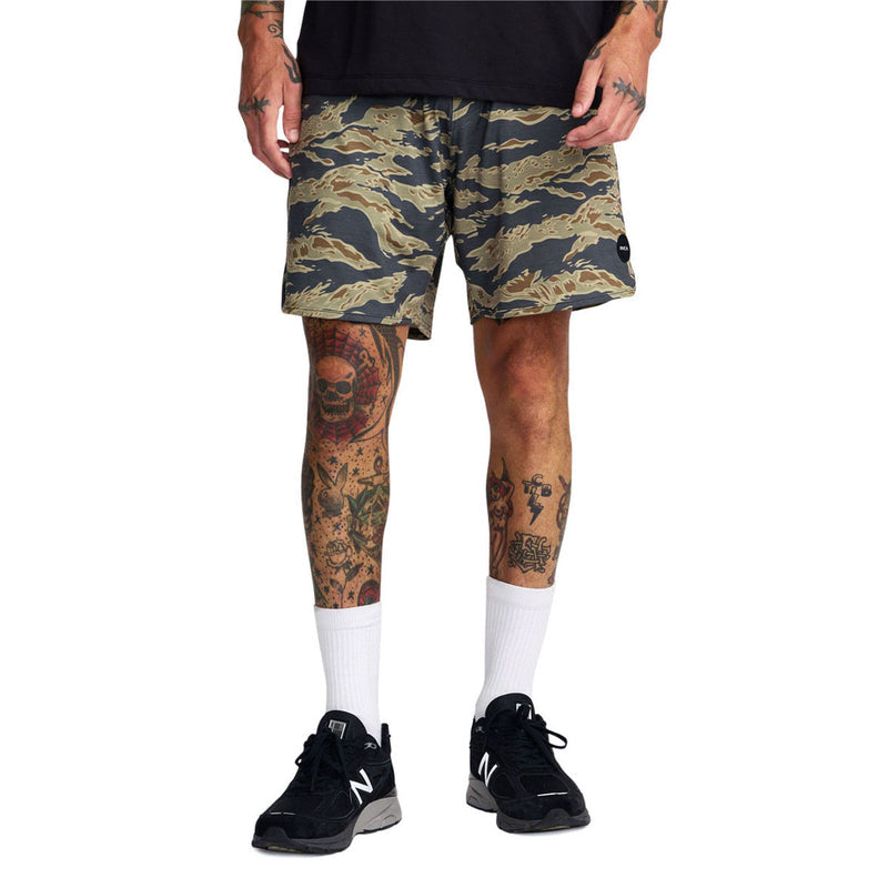 RVCA Yogger Recover 17 Shorts - Tiger Camo