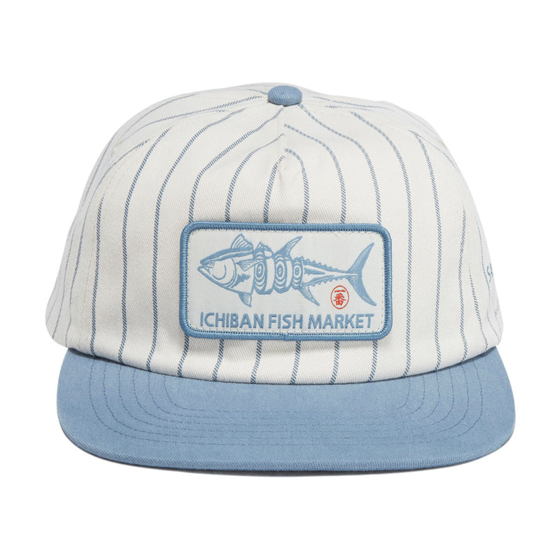Salty Crew Fish Market Snapback Hat - Off White/Slate