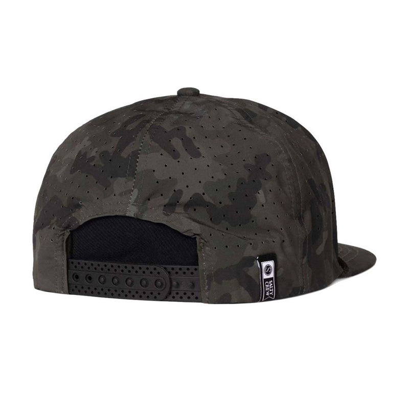 Salty Crew Long Range Snapback Hat - Camo
