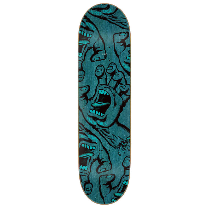 Santa Cruz Crowded Hand Skateboard Complete - 8.25"