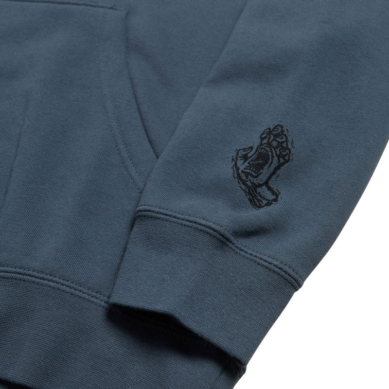 Santa Cruz Cut Strip Front Hoodie - Storm Blue