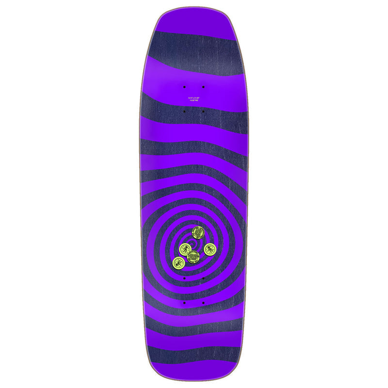 Santa Cruz Delfino Pinball Vision Pro Shaped Skateboard Complete - 9.14"