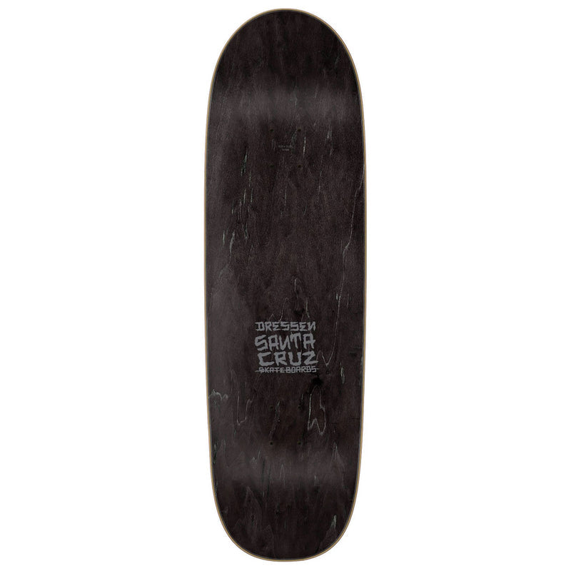 Santa Cruz Dressen Skull Rose Pro Shaped Skateboard Complete - 9.25"