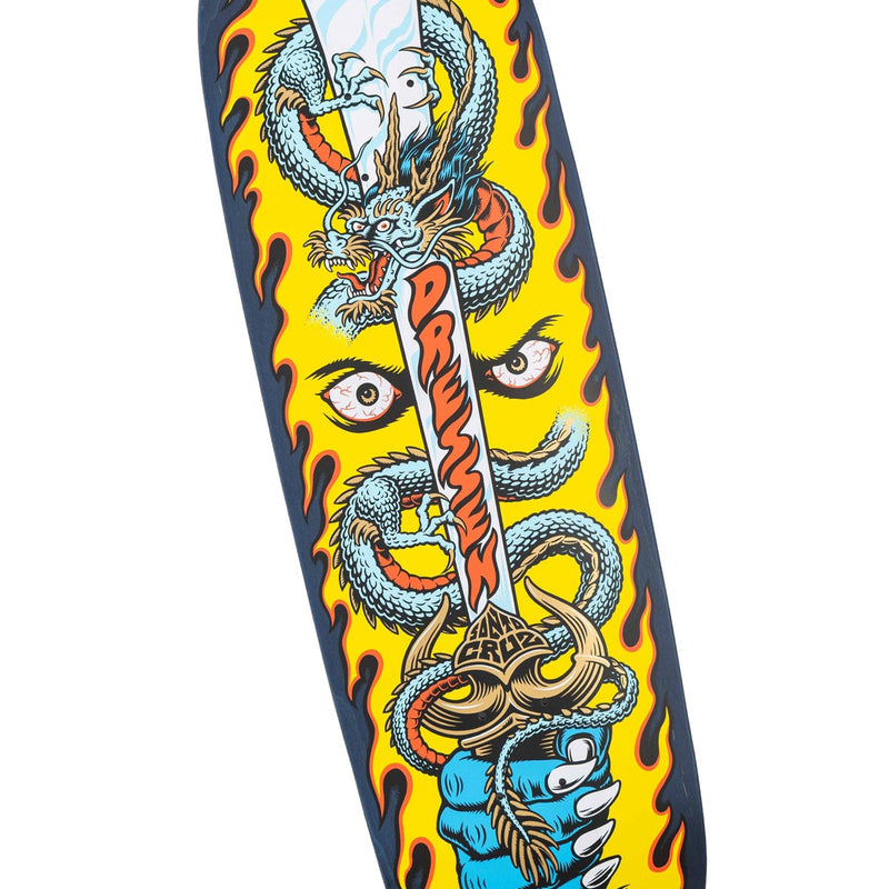 Santa Cruz Dressen Sword Pro Shaped Skateboard Deck - 9.25"
