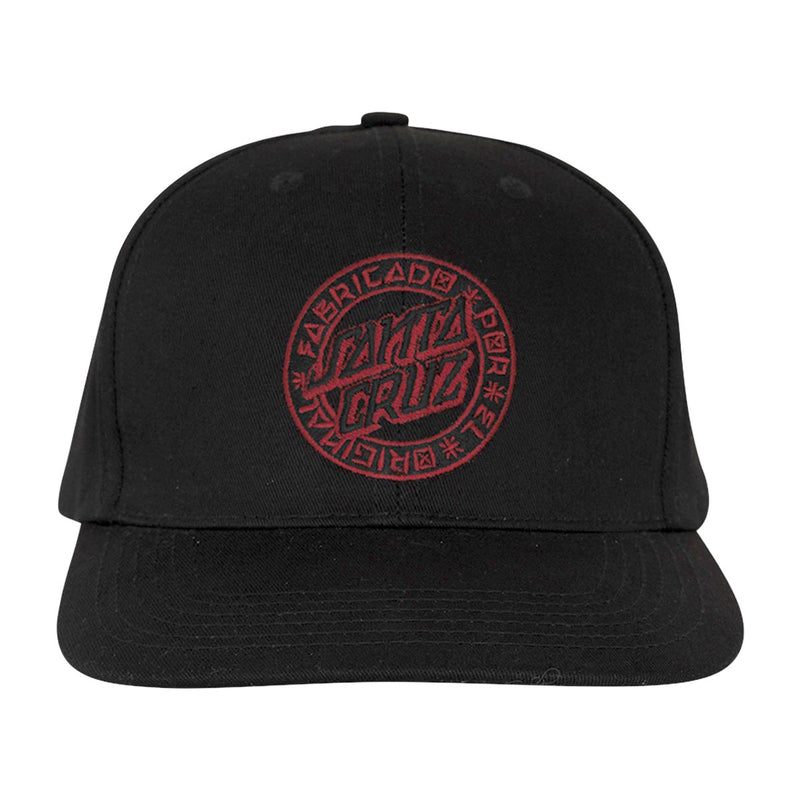 Santa Cruz Loco Dot Snapback Hat - Black