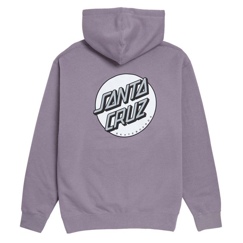 Santa Cruz Other Dot Hoodie - Plum/White/Silver