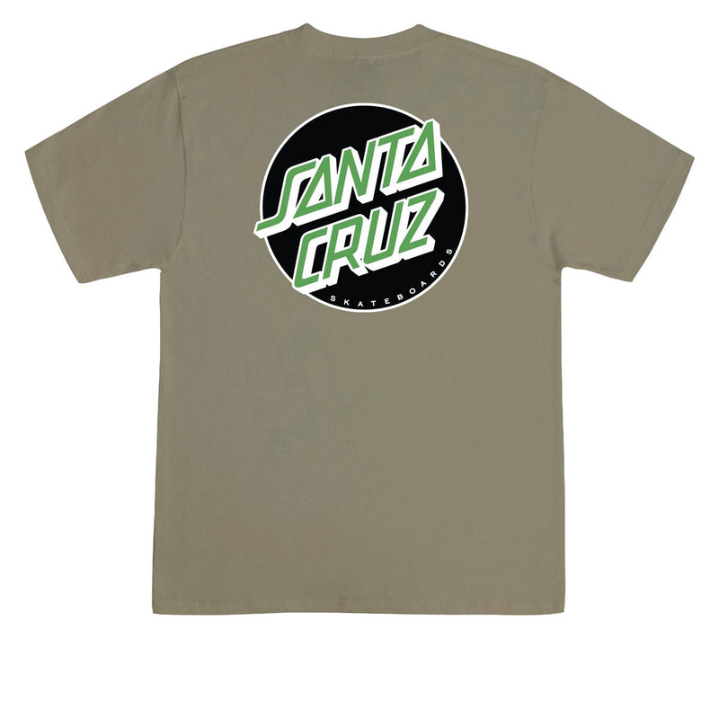 Santa Cruz Other Dot T-Shirt - Prairie Dust/Black/Green