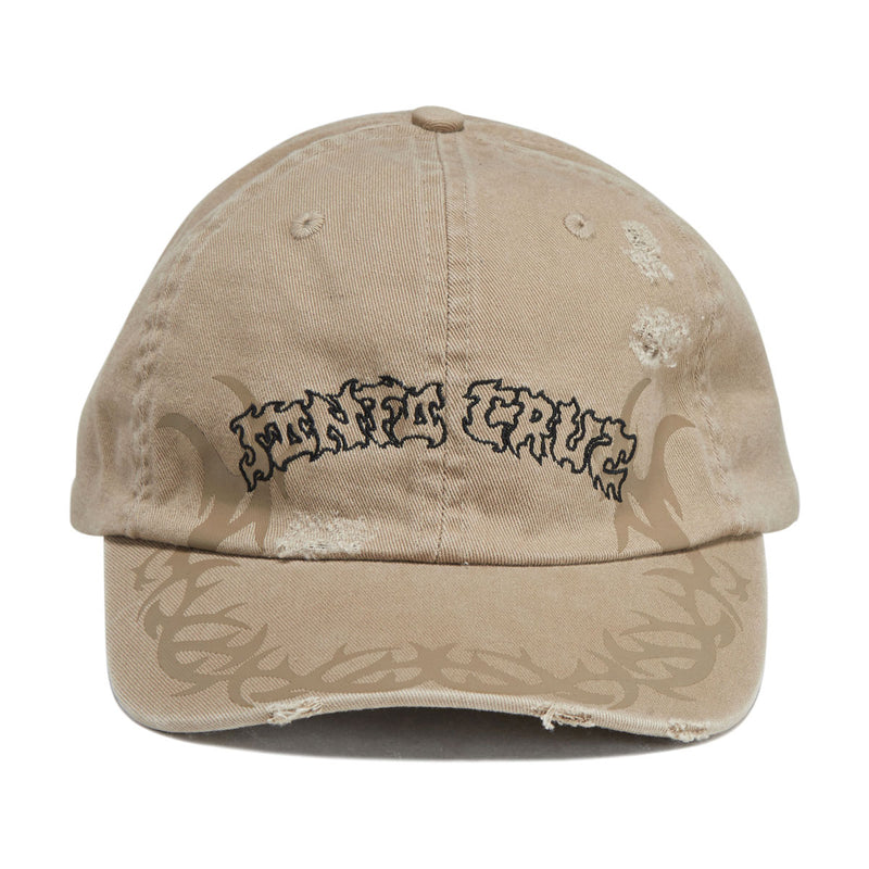 Santa Cruz Razor Arch Strip Snapback Hat - Tan