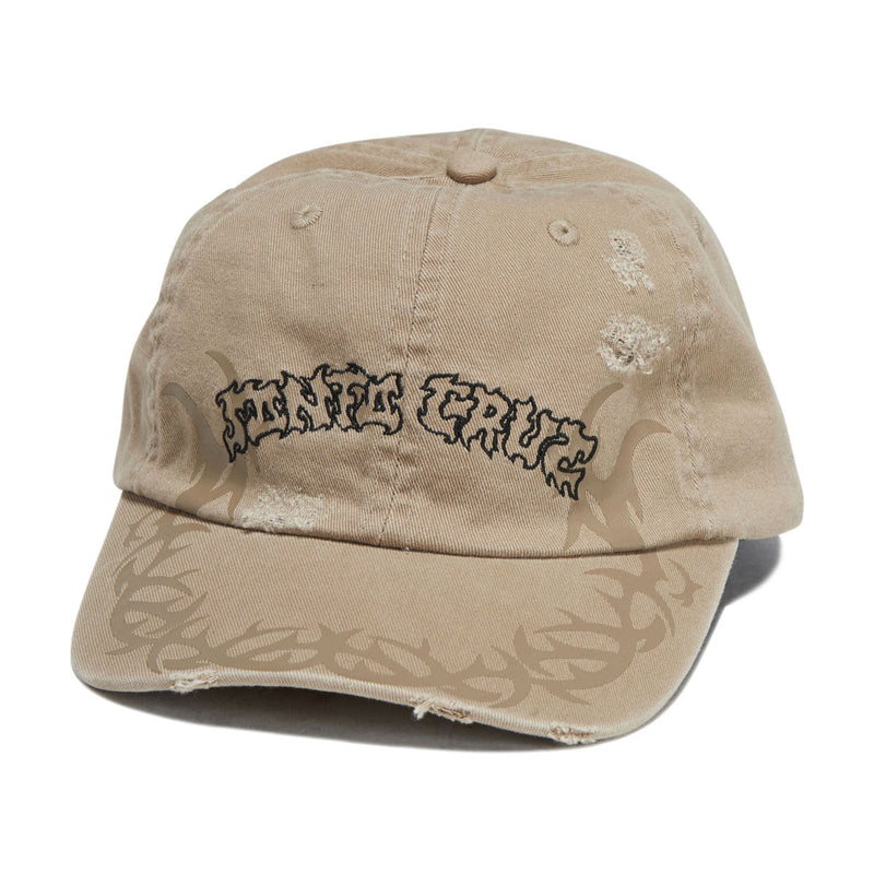 Santa Cruz Razor Arch Strip Snapback Hat - Tan