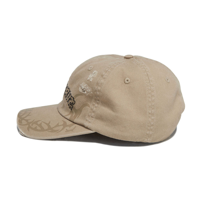 Santa Cruz Razor Arch Strip Snapback Hat - Tan