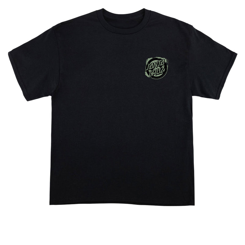Santa Cruz Roskopp Block Face T-Shirt - Black