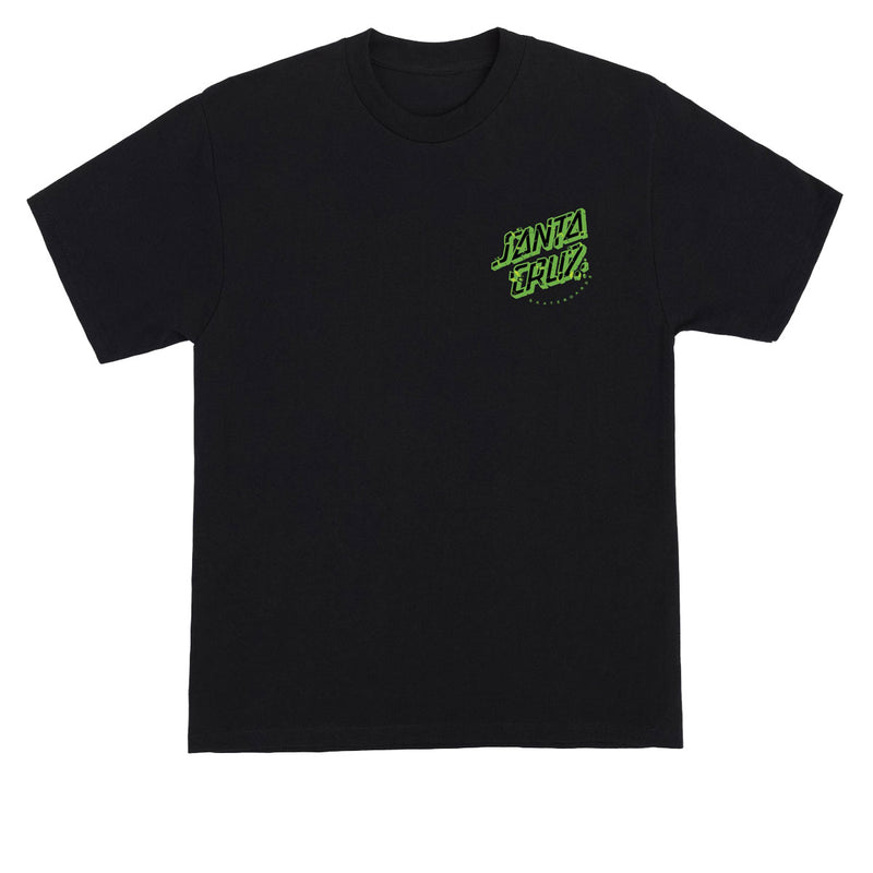 Santa Cruz Roskopp Screaming Five T-Shirt - Black