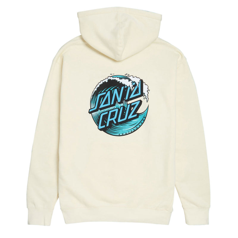 Santa Cruz Wave Dot Hoodie - Bone