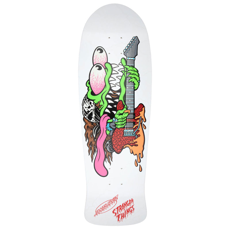 Santa Cruz x Stranger Things Meek Slasher Eddie Reveal Skateboard Complete - Glow In The Dark - 10.10"
