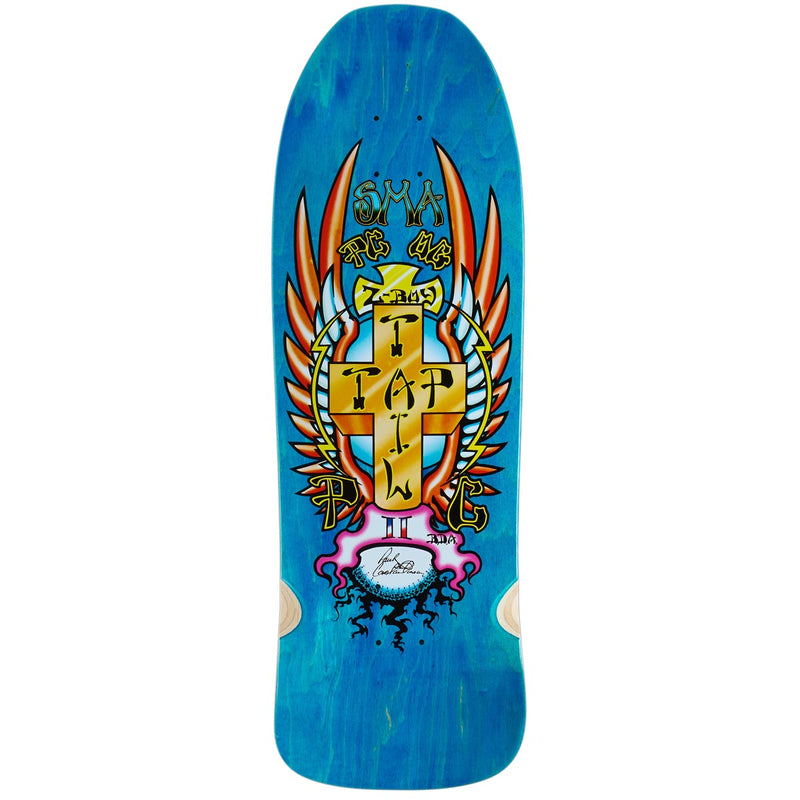 Santa Monica Airlines PC Skateboard Deck - Blue Stain - 9.50"