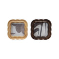 Scalloped Photo Frame, Natural & Espresso, 2 Colors