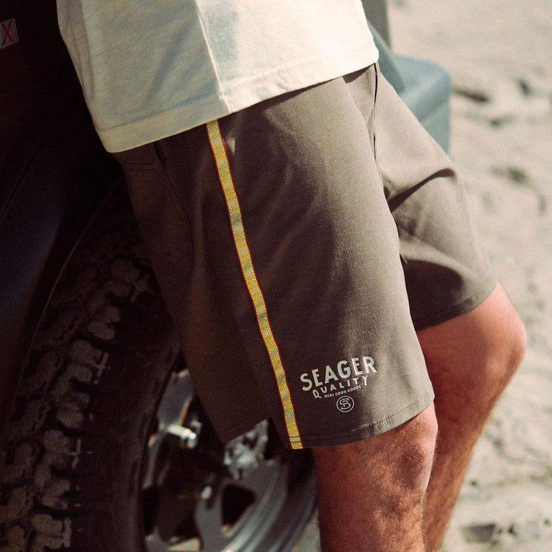 Seager Azteca Boardshorts - Espresso