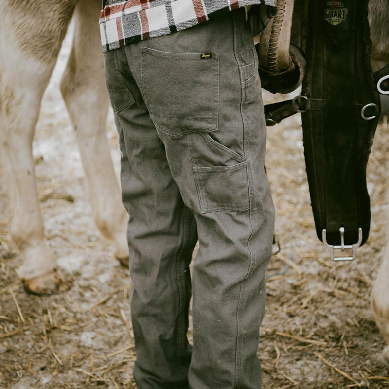 Seager Bison Canvas Pants - Darkwood