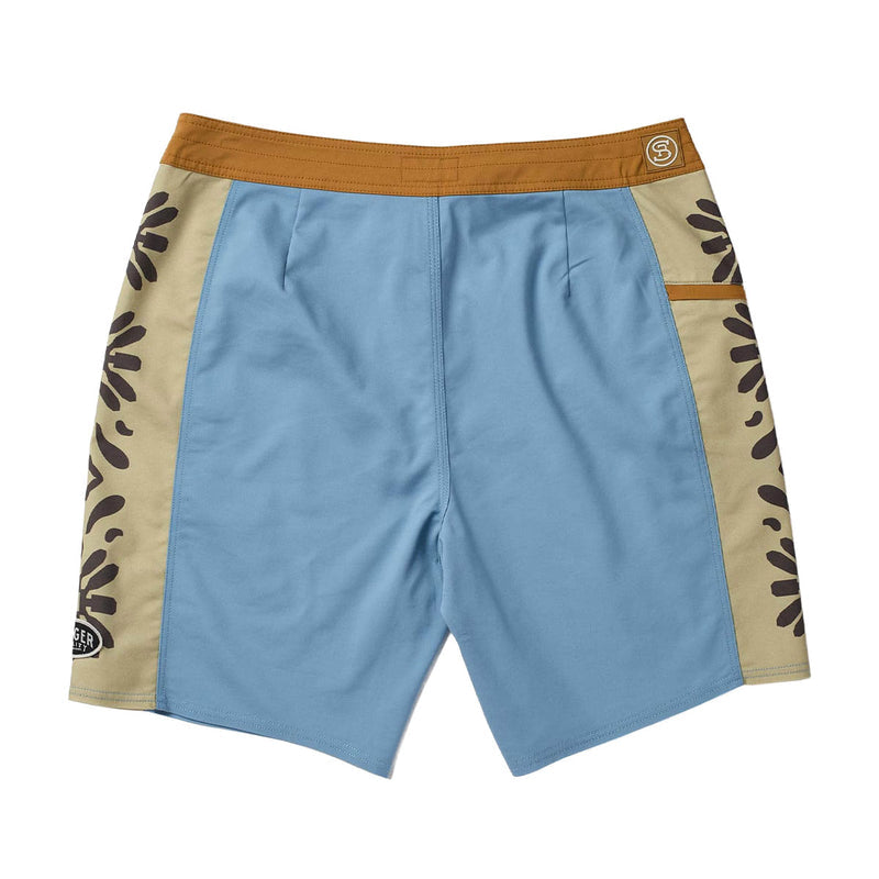 Seager Capo Panel Boardshorts - Faded Denim
