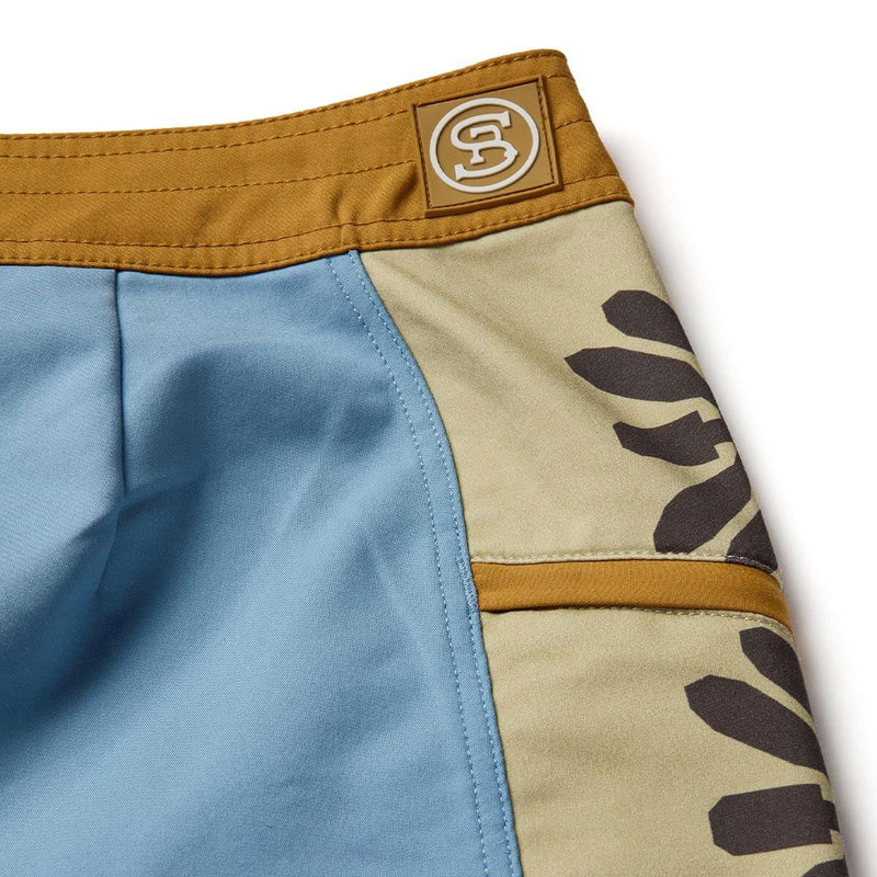 Seager Capo Panel Boardshorts - Faded Denim