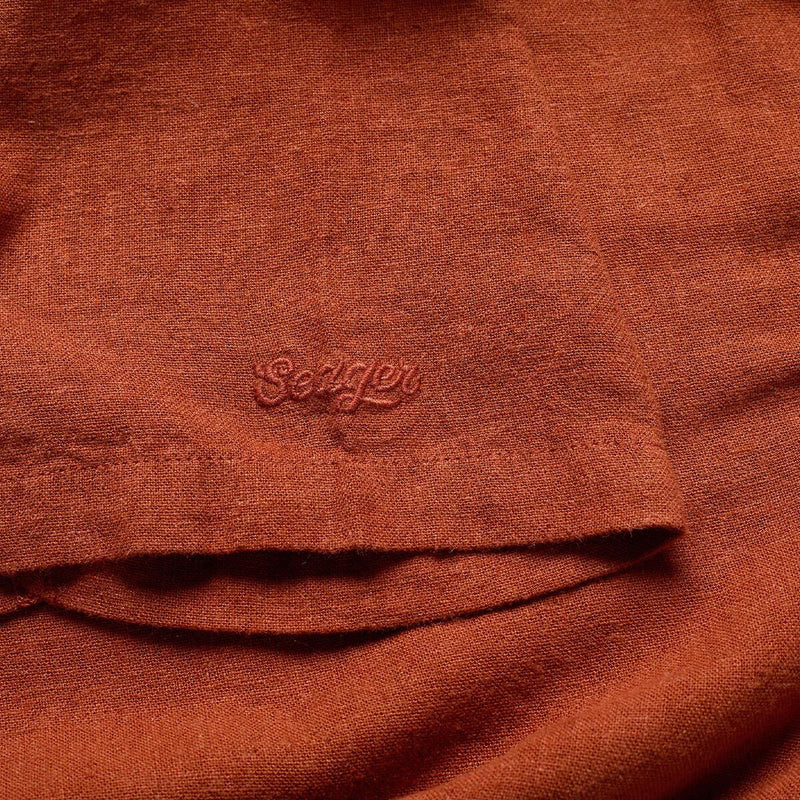 Seager Whippersnapper Embroidered Shirt - Red Clay