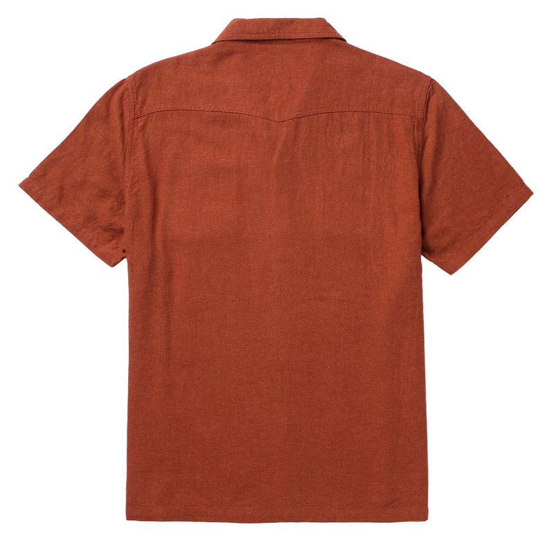 Seager Whippersnapper Embroidered Shirt - Red Clay
