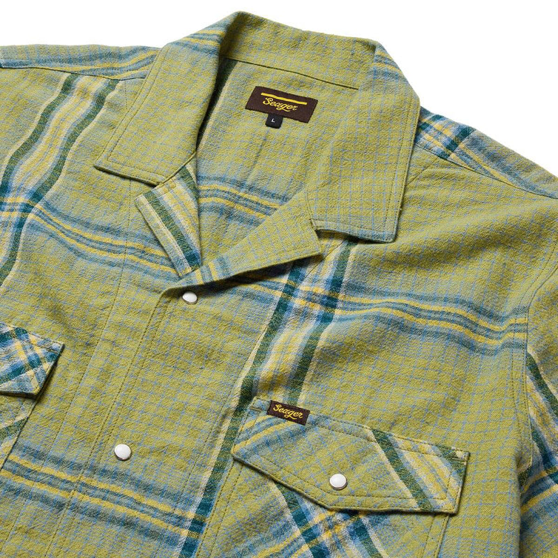 Seager Whippersnapper Shirt - Moss Grid Plaid